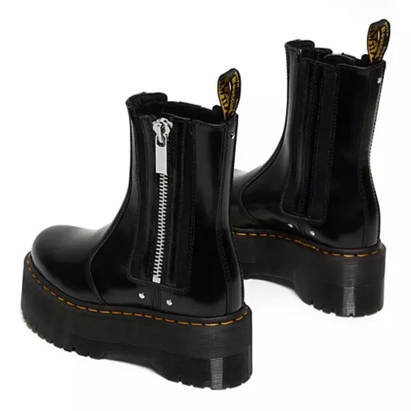 NEW Dr MARTENS 2976 MAX LEATHERS PLATFORM CHELSEA Boot Size : 8 - Picture 6 of 8